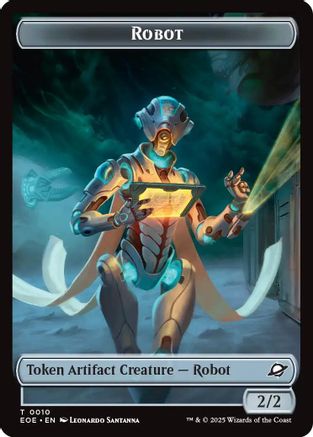 Robot // Lander (0007) Double-Sided Token (EOE-10 // 7) - Edge of Eternities Foil
