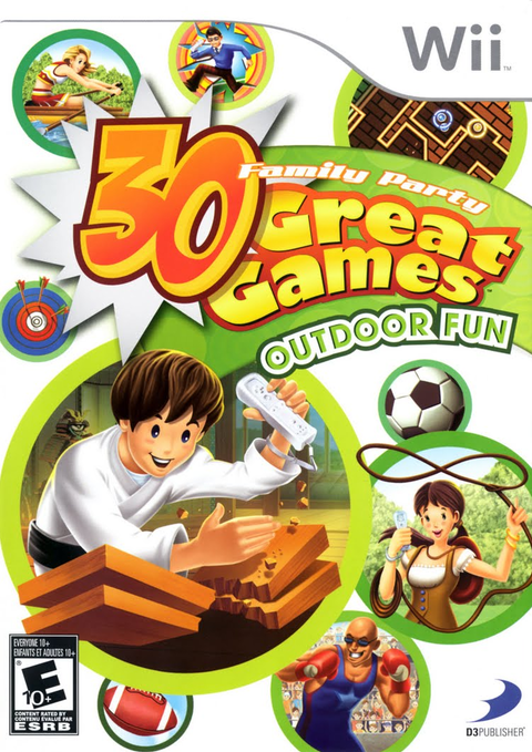 Family Party 30 Great Games Outdoor Fun - Nintendo Wii