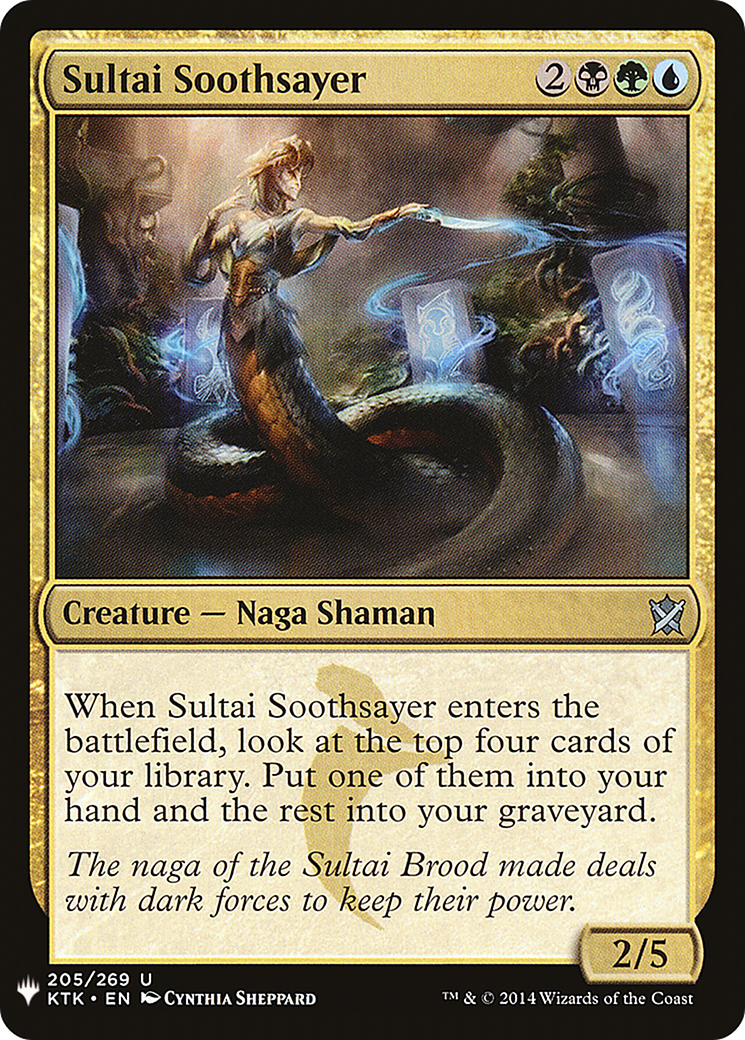 Sultai Soothsayer (LIST-205) - The List