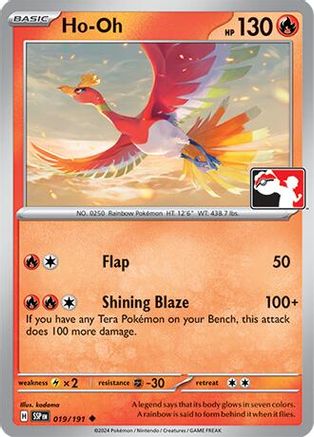 Ho-Oh 019  Prize Pack Series Cards - Uncommon