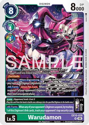 Warudamon (EX10-019) - Sinister Order Foil