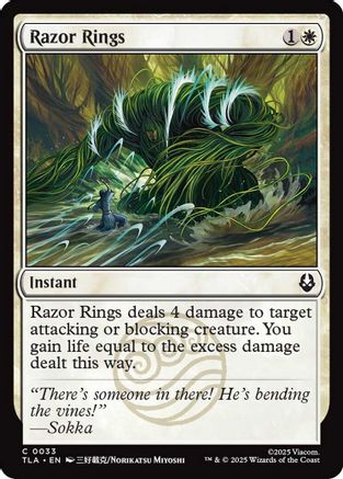 Razor Rings (TLA-033) - Avatar: The Last Airbender Foil