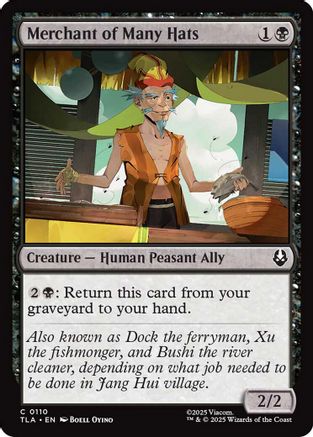 Merchant of Many Hats (TLA-110) - Avatar: The Last Airbender Foil