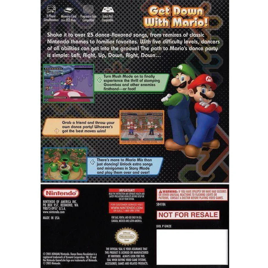 Dance Dance Revolution: Mario Mix - Nintendo GameCube