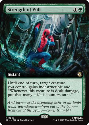 Strength of Will (Extended Art) (SPM-267) - Marvel's Spider-Man Foil