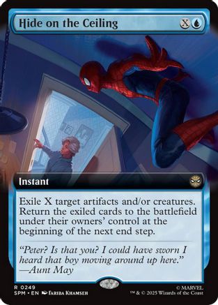 Hide on the Ceiling (Extended Art) (SPM-249) - Marvel's Spider-Man Foil