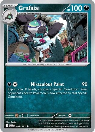 Grafaiai 092  ME01 Mega Evolution - Common