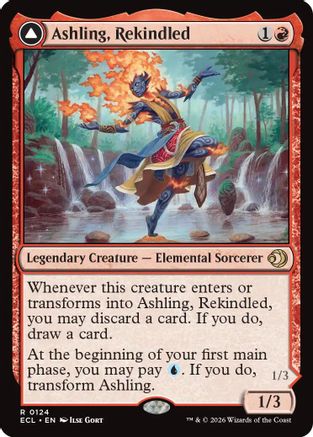 Ashling, Rekindled (ECL-124) - Lorwyn Eclipsed Foil