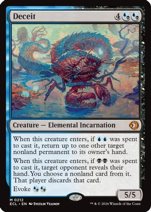 Deceit (ECL-212) - Lorwyn Eclipsed Foil