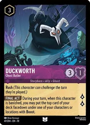 Duckworth - Ghost Butler (47/204) - Whispers in the Well
