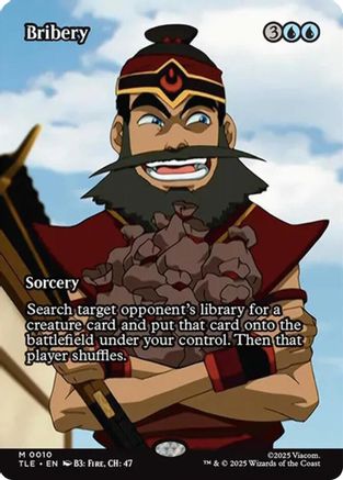 Bribery (Borderless) (TLE-010) - Avatar: The Last Airbender: Eternal-Legal