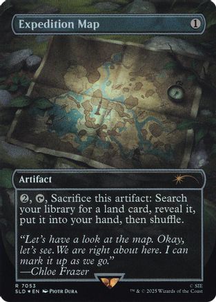 Expedition Map (Rainbow Foil) (SLD-7053) - Secret Lair Drop Series Foil