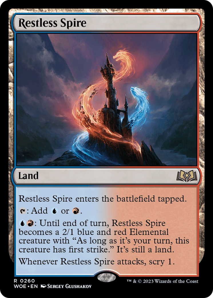 Restless Spire (WOE-260) - Wilds of Eldraine Foil