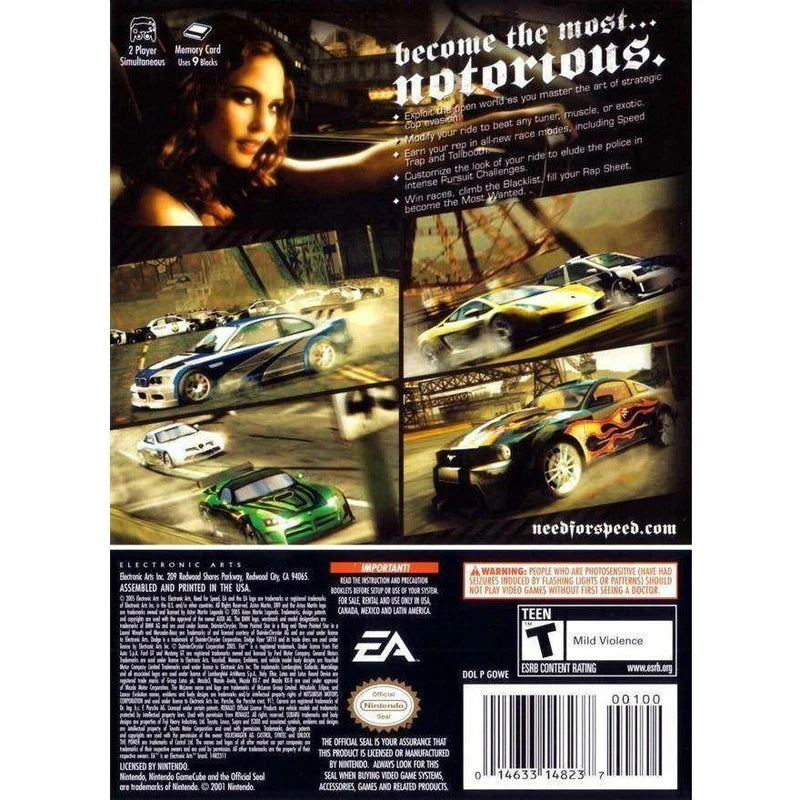 Need For Speed: Most Wanted - Nintendo GameCube