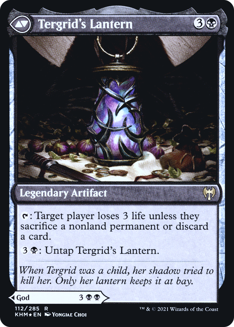 Tergrid, God of Fright // Tergrid's Lantern (PRE-112S) - Kaldheim Promos Foil