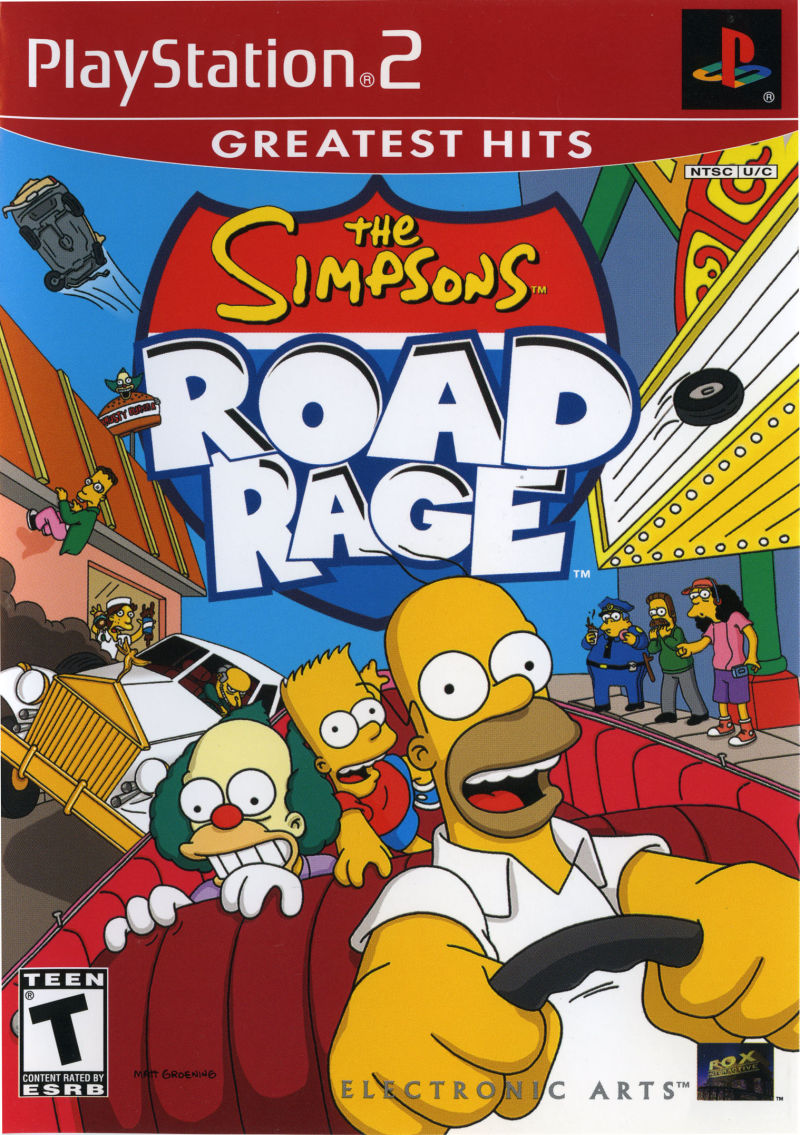 The Simpsons Road Rage - PlayStation 2 (PS2)
