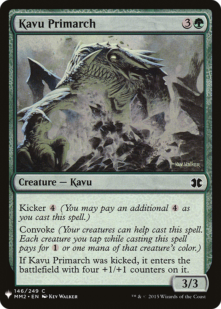 Kavu Primarch (LIST-146) - The List