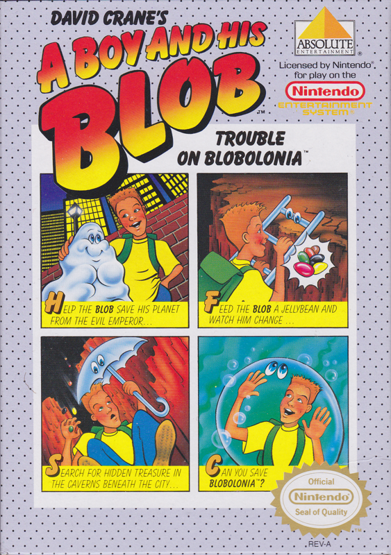 A Boy and His Blob: Trouble on Blobolonia - Nintendo (NES)