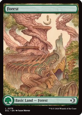 Forest (0278) (ECL-278) - Lorwyn Eclipsed Foil