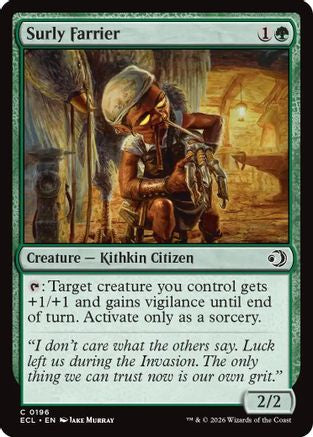 Surly Farrier (ECL-196) - Lorwyn Eclipsed Foil