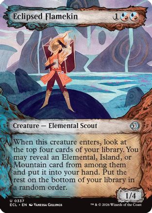 Eclipsed Flamekin (Showcase) (ECL-337) - Lorwyn Eclipsed