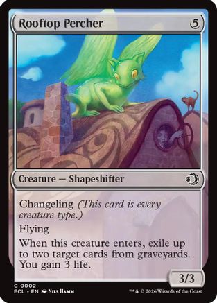 Rooftop Percher (ECL-002) - Lorwyn Eclipsed Foil