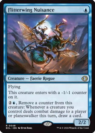 Flitterwing Nuisance (ECL-048) - Lorwyn Eclipsed