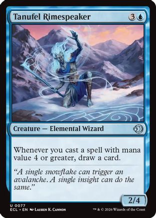 Tanufel Rimespeaker (ECL-077) - Lorwyn Eclipsed Foil
