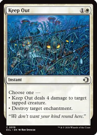 Keep Out (ECL-019) - Lorwyn Eclipsed