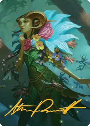 Maralen, Fae Ascendant Art Card (Gold-Stamped Signature) (ASECL-024) - Art Series: Lorwyn Eclipsed