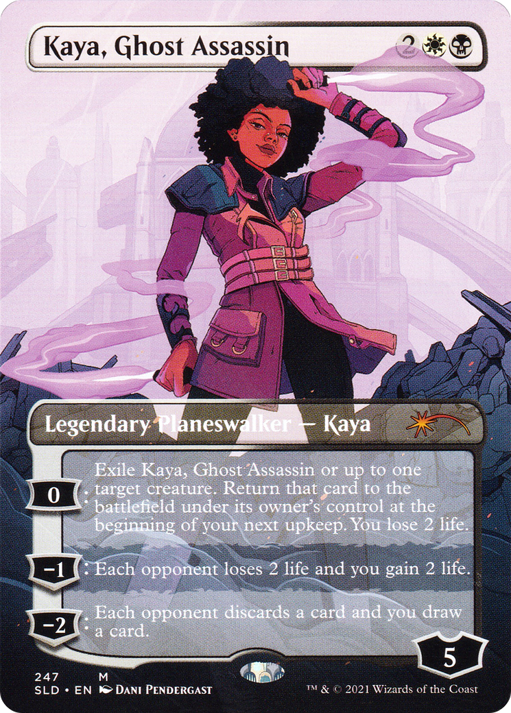 Kaya, Ghost Assassin (SLD-247) - Secret Lair Drop (Borderless)