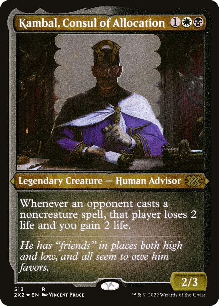 Kambal, Consul of Allocation (2X2-513) - Double Masters 2022 Foil