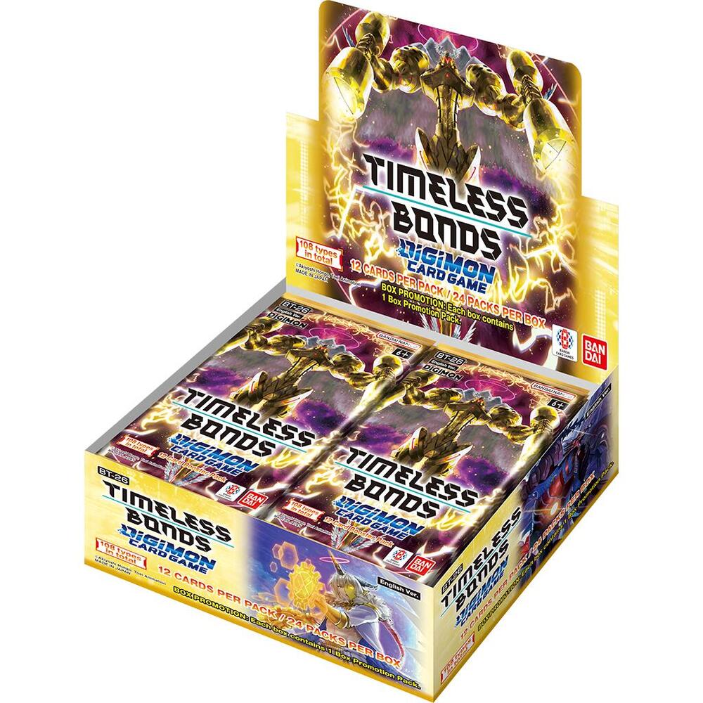 PRE-ORDER: DIGIMON CG BT-26 TIMELESS BONDS BOOSTER