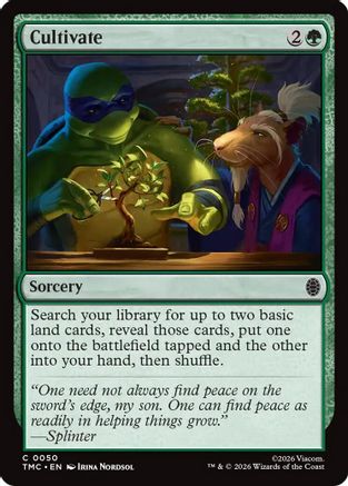 Cultivate (TMC-050) - Commander: Teenage Mutant Ninja Turtles