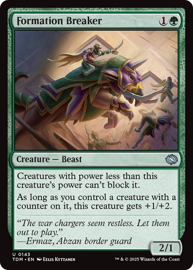 Formation Breaker (TDM-143) - Tarkir: Dragonstorm Foil