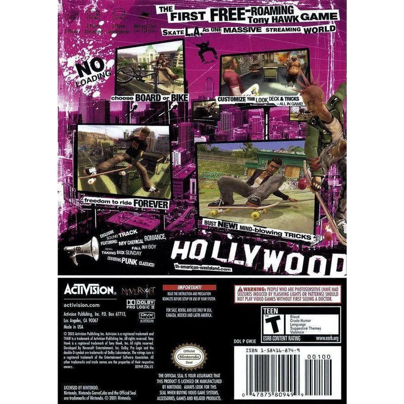 Tony Hawk's American Wasteland - Nintendo GameCube