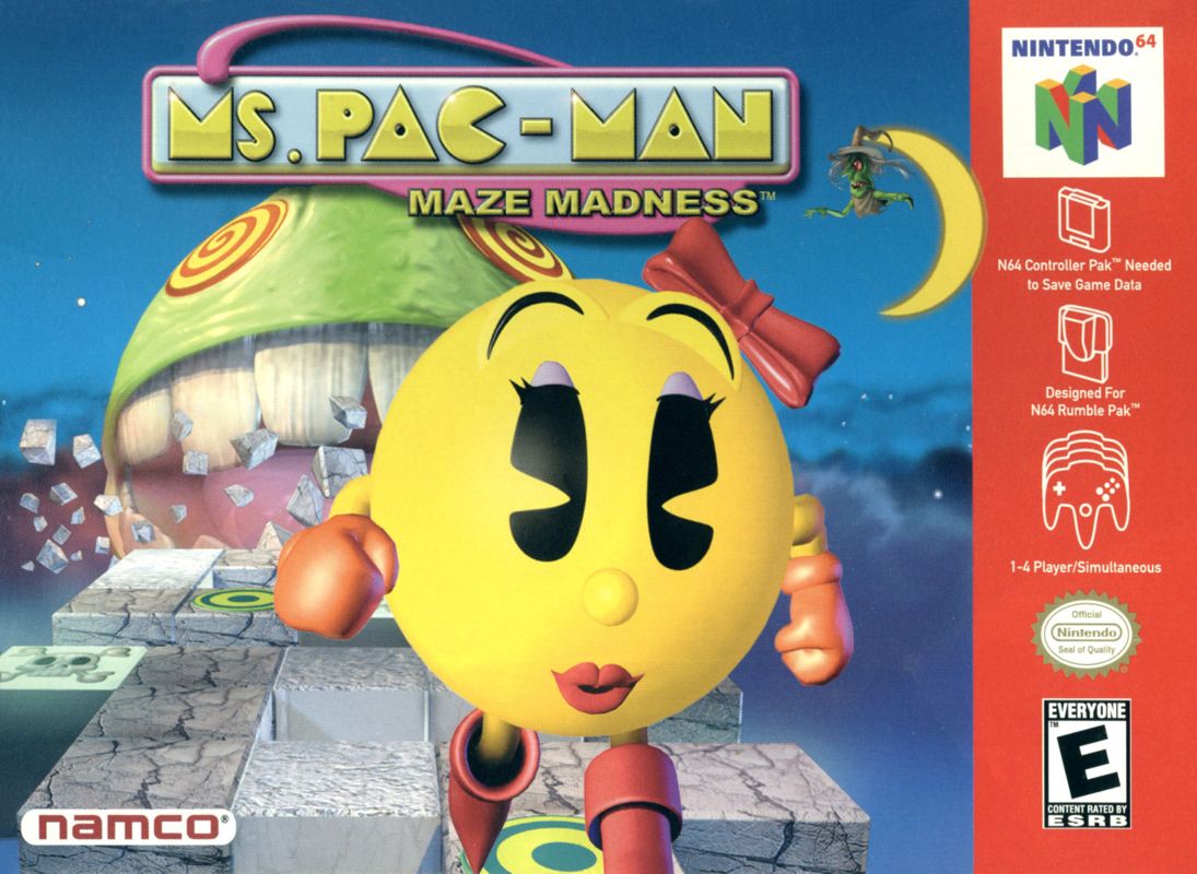 Ms. Pac Man Maze Madness - Nintendo 64 (N64)