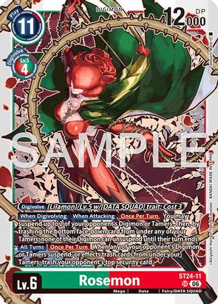 Rosemon (ST24-11) - Starter Deck 24: Data Squad Foil