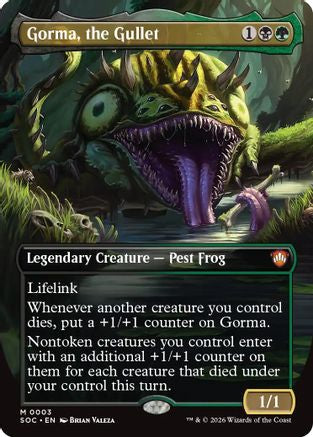 Gorma, the Gullet (Borderless) (SOC-003) - Commander: Secrets of Strixhaven Foil
