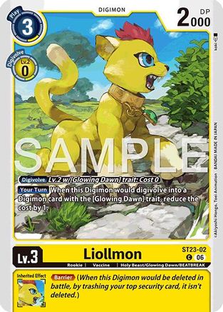 Liollmon (ST23-02) - Starter Deck 23: Beatbreak
