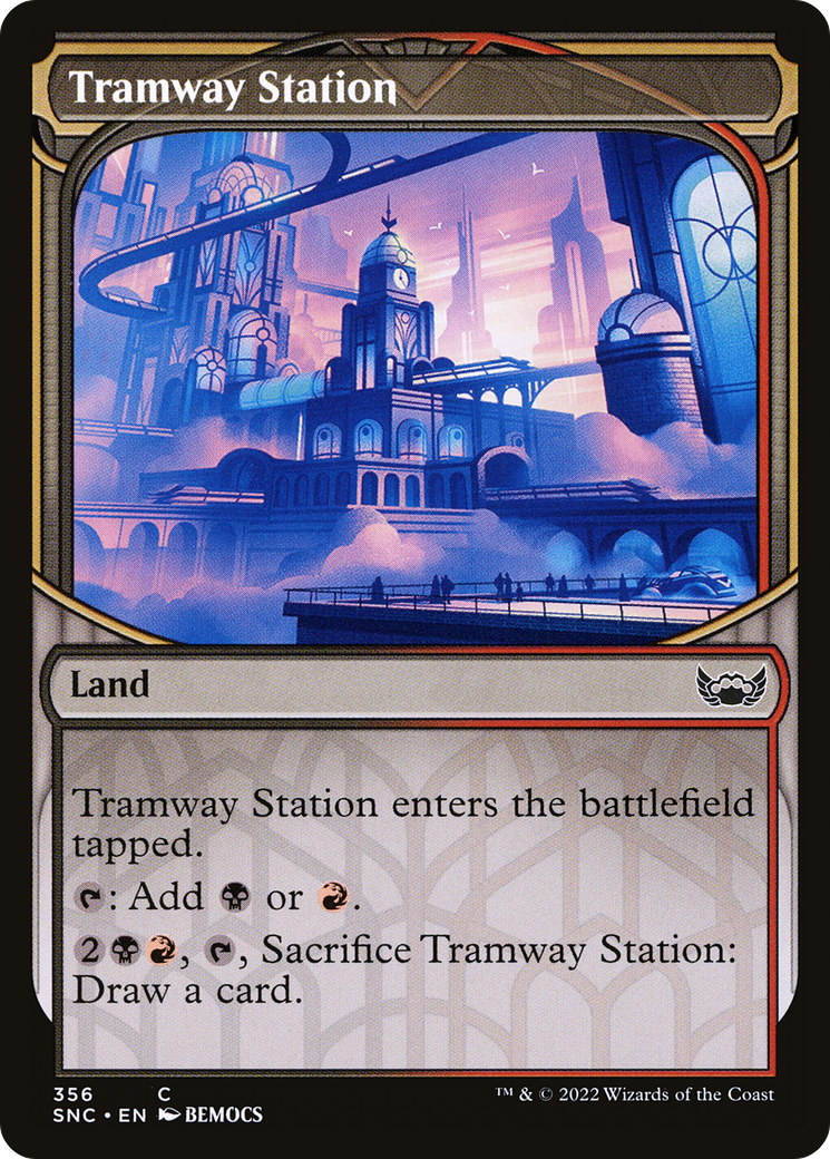 Tramway Station (SNC-356) - Streets of New Capenna: (Showcase) Foil