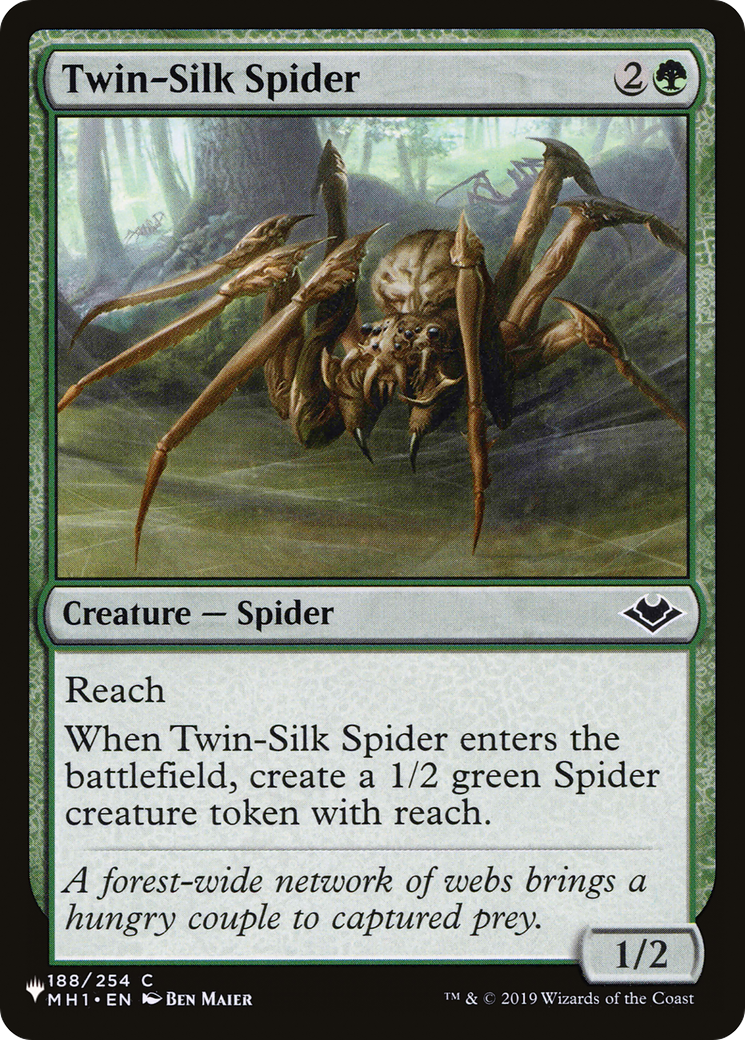 Twin-Silk Spider (LIST-188/254) - The List