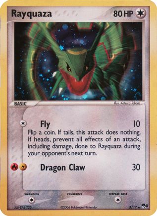 Rayquaza 003/017  - Holofoil Blister Exclusives - Rare