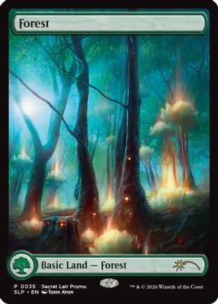 Forest (0035) (SLP-035) - Secret Lair Showdown Foil
