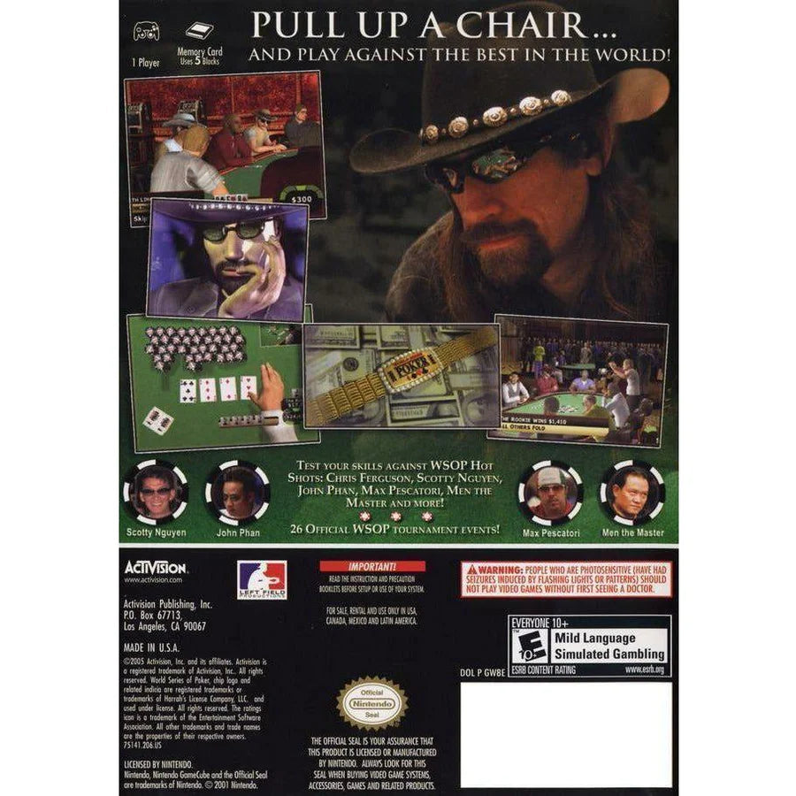 World Series Poker - Nintendo GameCube