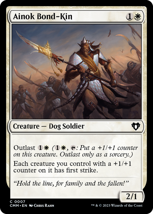 Ainok Bond-Kin (CMM-007) - Commander Masters Foil