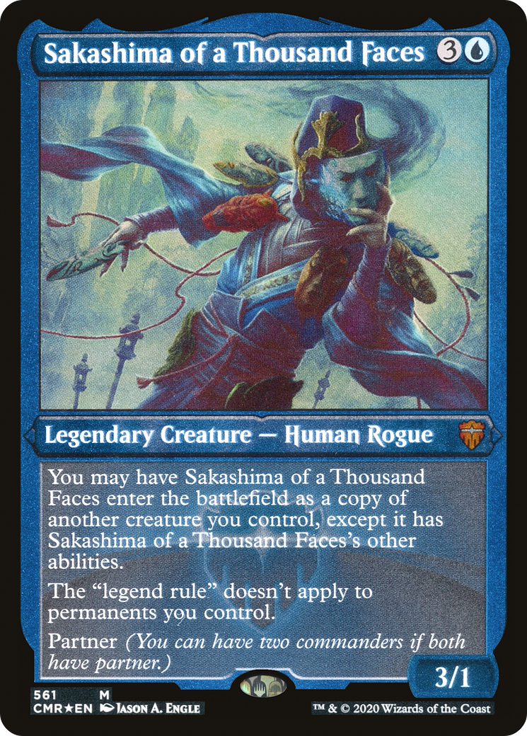 Sakashima of a Thousand Faces (CMR-561) - Commander Legends Foil