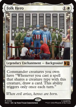 Folk Hero (MSC-132) - Commander: Marvel Super Heroes