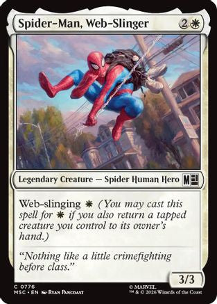 Spider-Man, Web-Slinger (MSC-776) - Commander: Marvel Super Heroes Foil