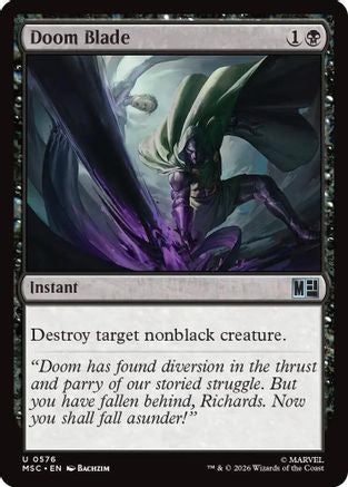 Doom Blade (MSC-576) - Commander: Marvel Super Heroes Foil